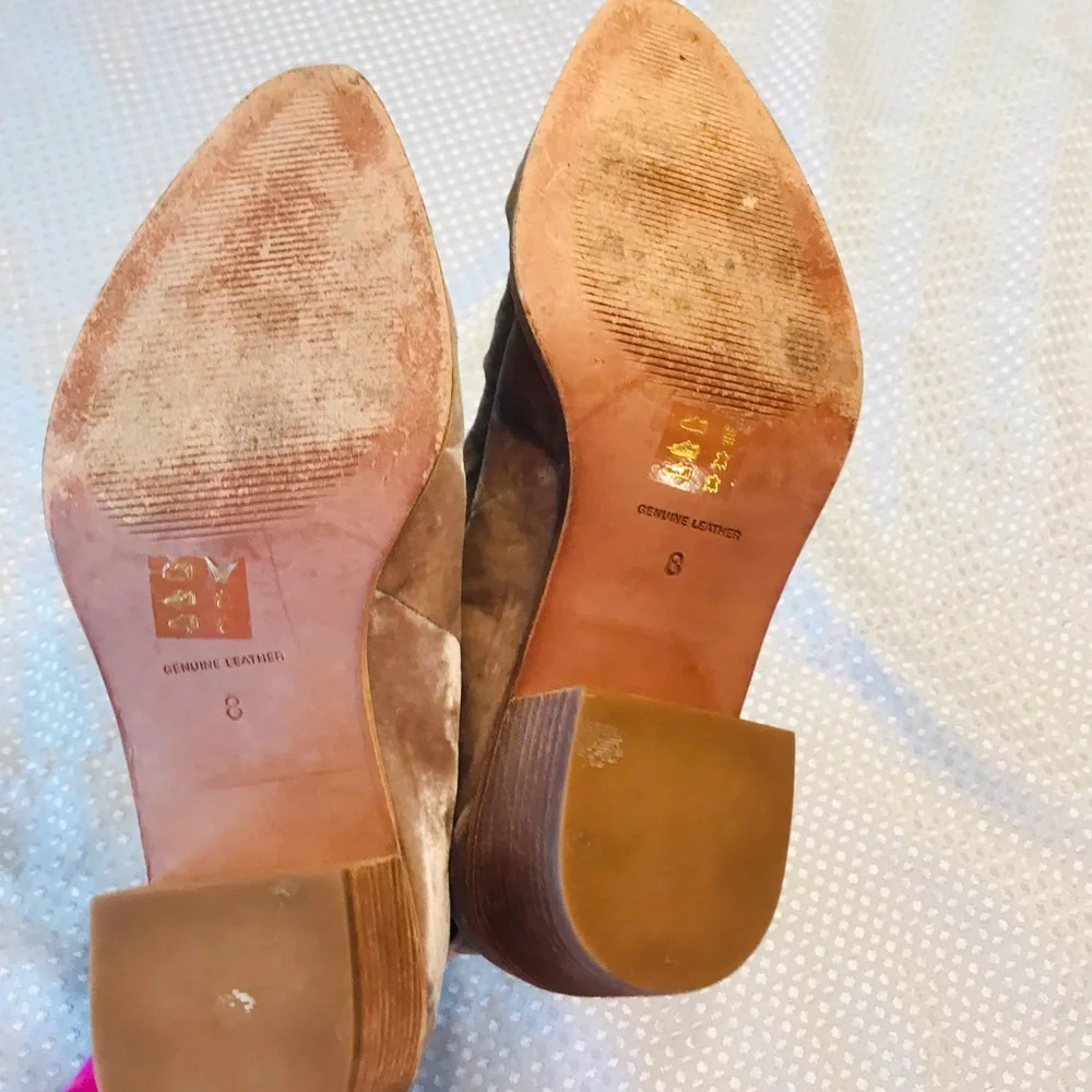 Madewell velvet‎ boties